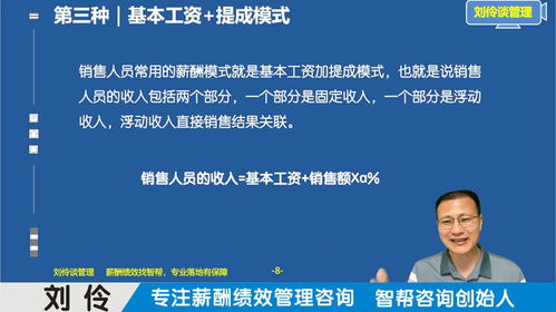 绩效薪酬咨询公司 第3集 销售团队薪酬设计的五种模式